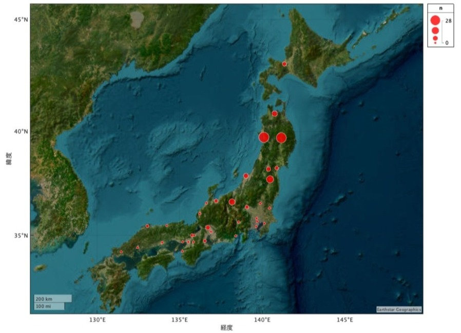 全国のクマ被害マップ｜出没地域の可視化とAIモニタリング